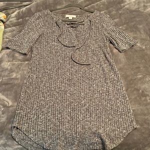 White/black/grey short tight dress